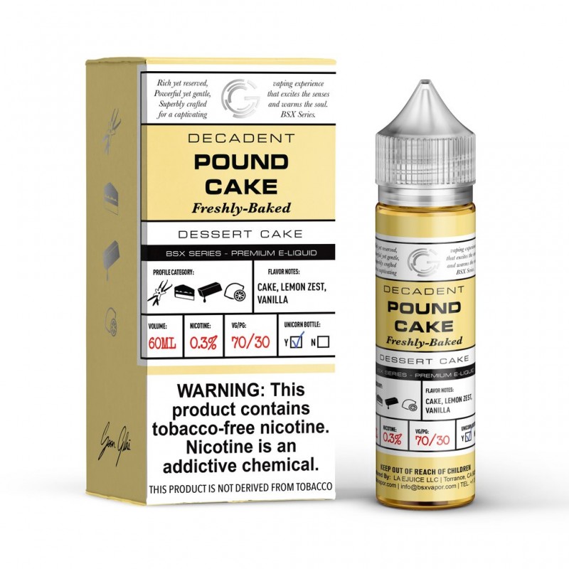 Glas - Basix Series - Poundcake 60ml