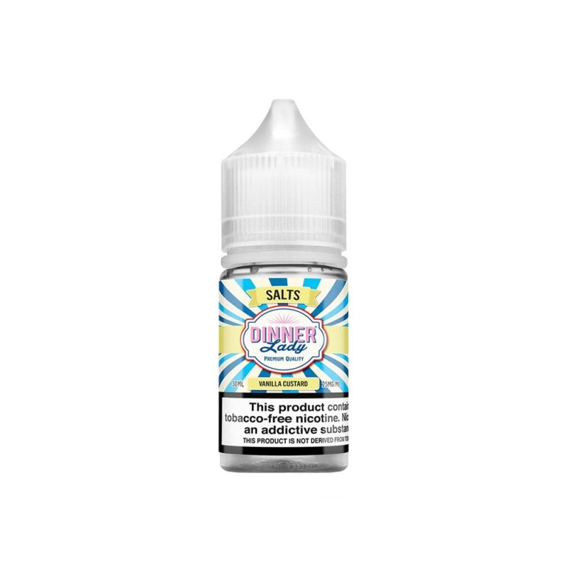 Dinner Lady Salt 30ml - Vanilla Custard