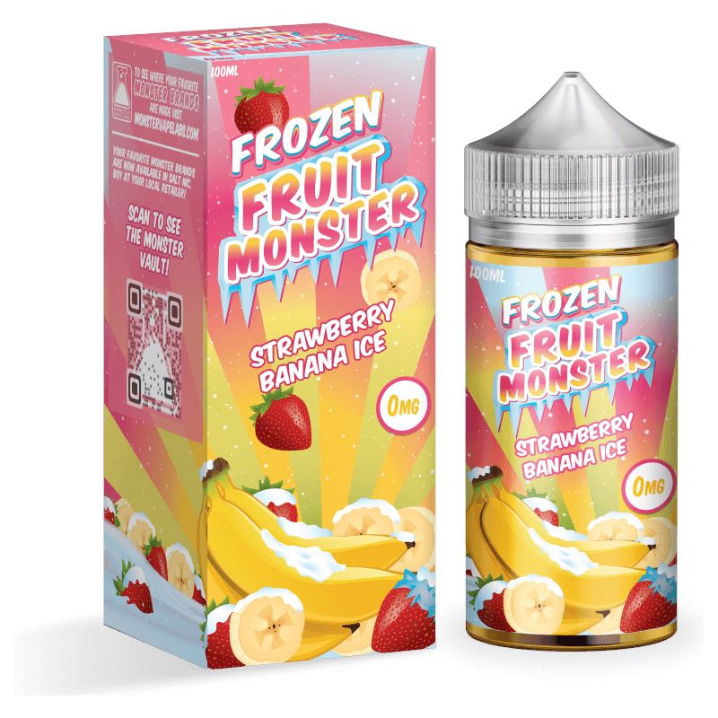 Frozen Fruit Monster - Strawberry Banana Ice - 100ml