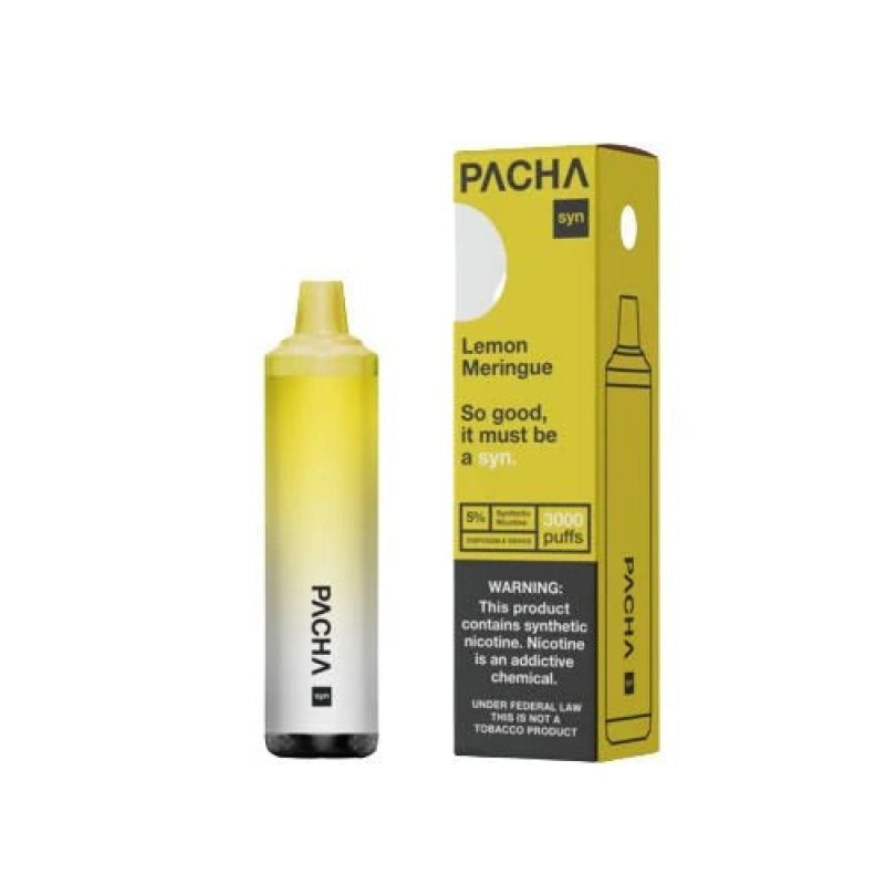 Pacha Syn Disposables by Pachamama - Lemon Meringue [3000 puffs]