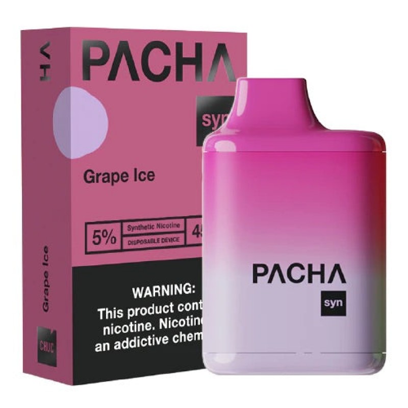 Pacha Syn Disposable by Pachamama - Grape Ice [4500 puffs]