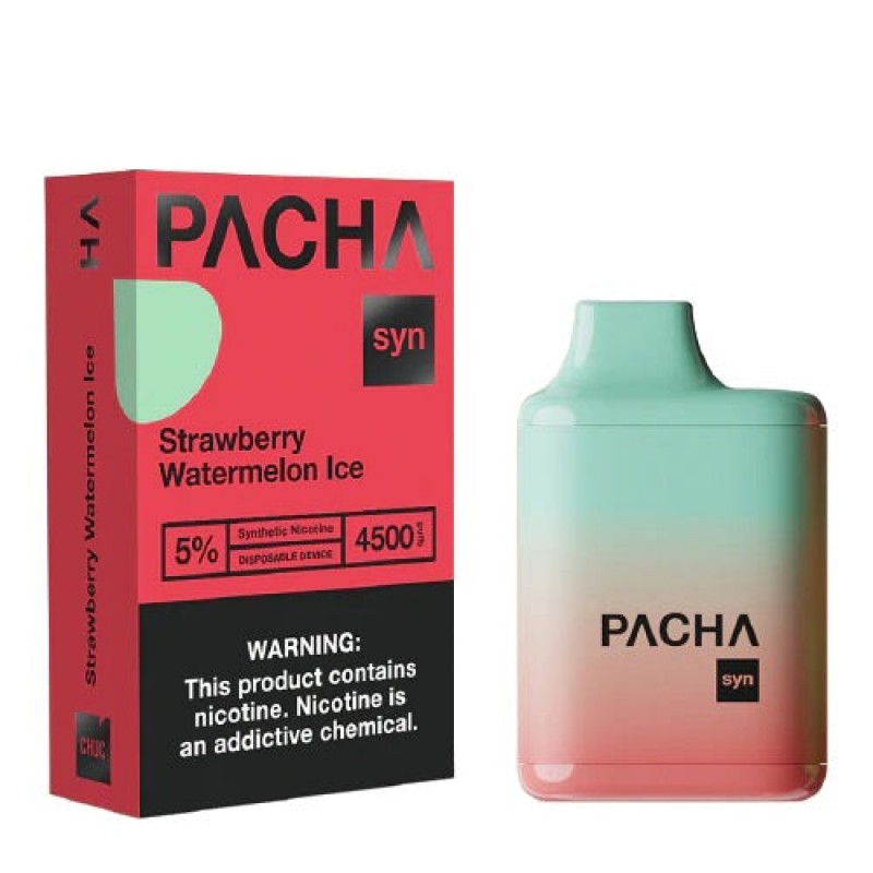 Pacha Syn Disposable by Pachamama - Strawberry Watermelon Ice [4500 puffs]