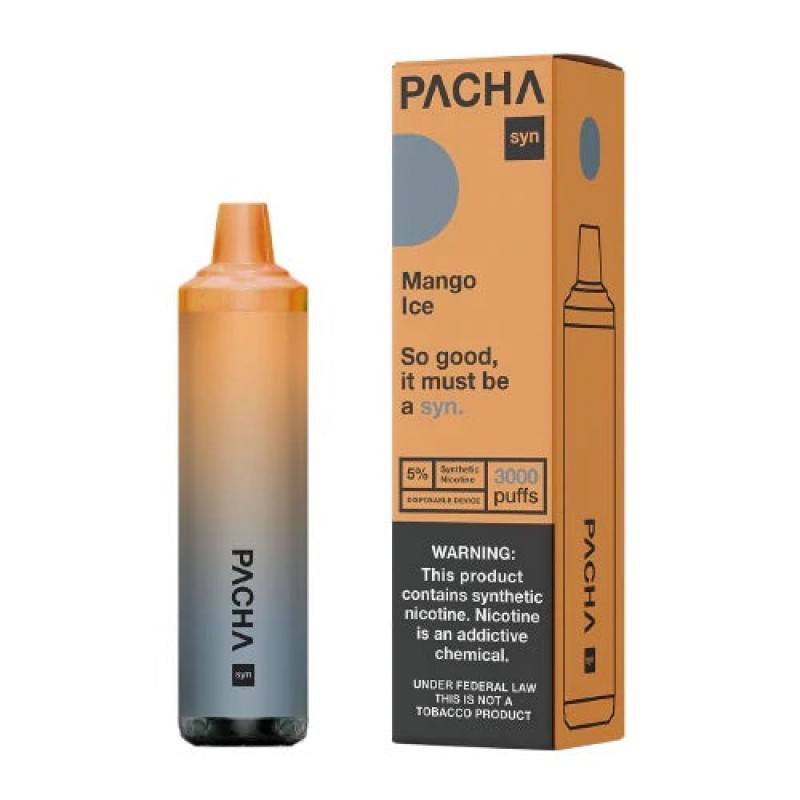 Pacha Syn Disposables by Pachamama - Mango Ice [3000 puffs]