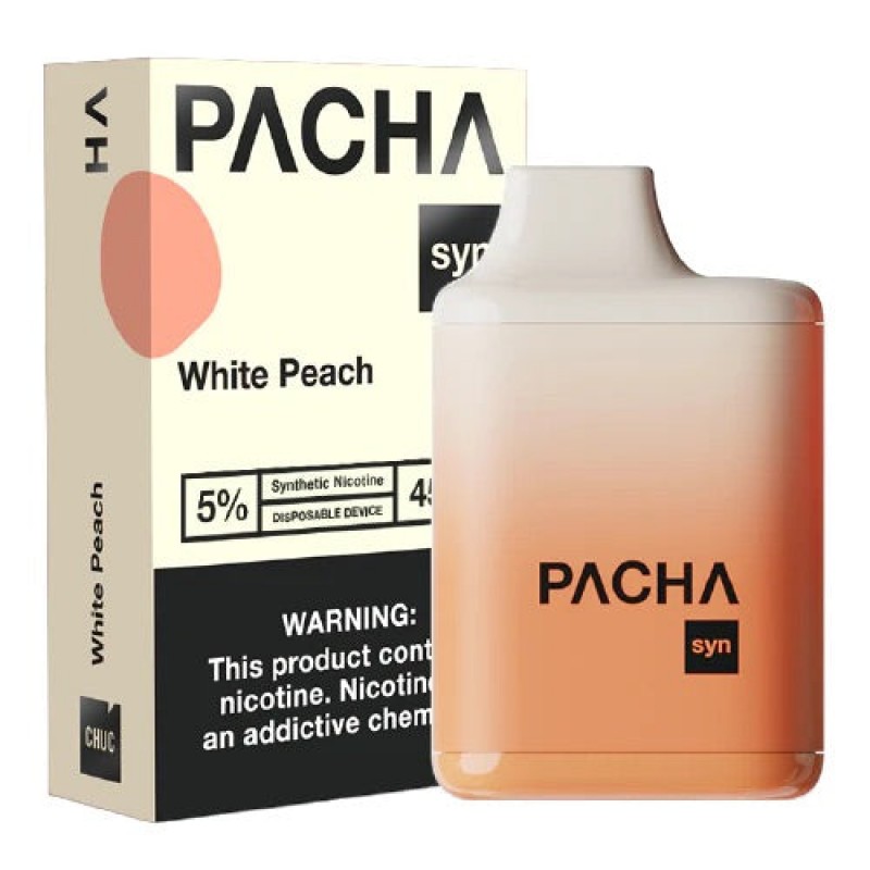 Pacha Syn Disposable by Pachamama - White Peach [4500 puffs]