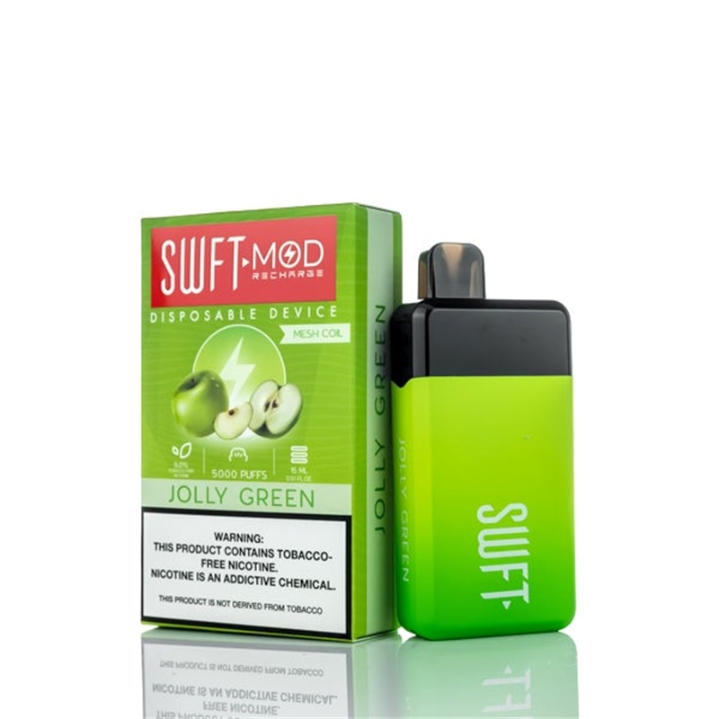 SWFT Mod Disposable Device [5000 puffs] - Jolly Green (apple)