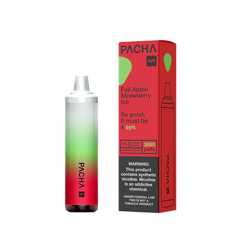 Pacha Syn Disposables by Pachamama - Fuji Apple Strawberry Ice [3000 puffs]