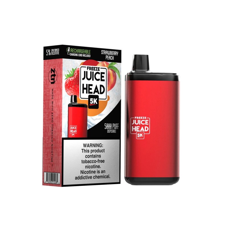 Juice Head 5K Disposable - Strawberry Peach Freeze [5000 puffs]