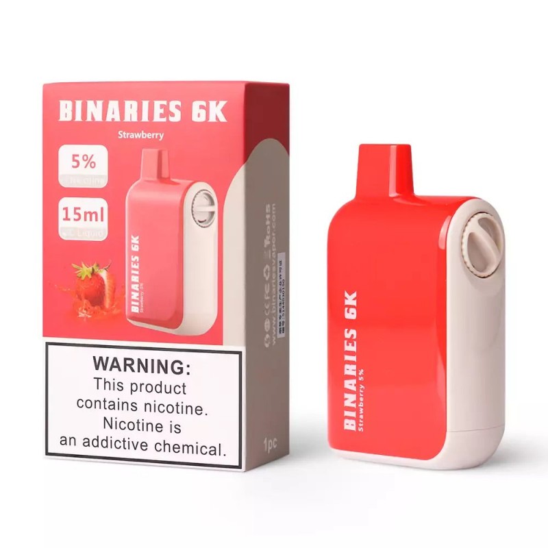 Horizon Binaries 6k Disposable [6000 puffs] - Strawberry