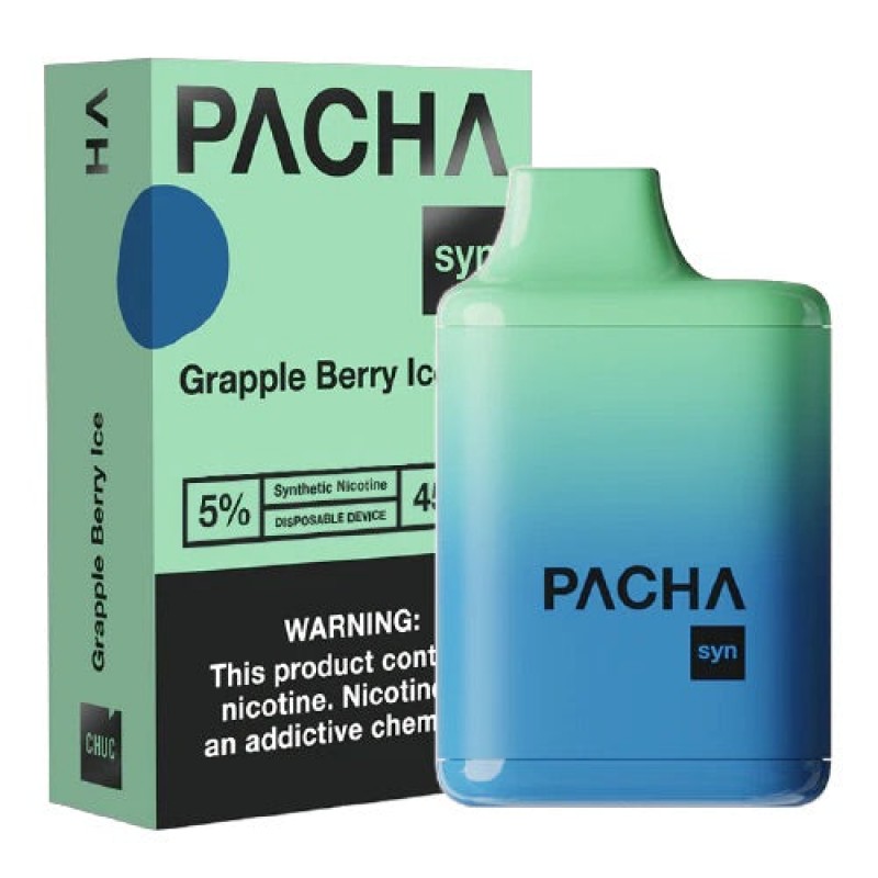 Pacha Syn Disposable by Pachamama - Grapple Berry Ice [4500 puffs]