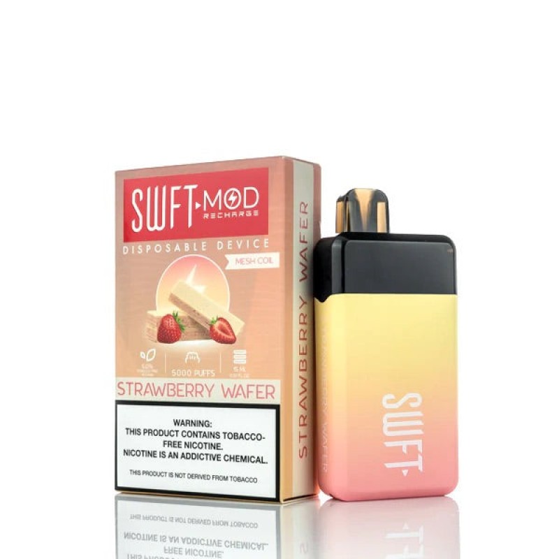 SWFT Mod Disposable Device [5000 puffs] - Strawberry Wafer