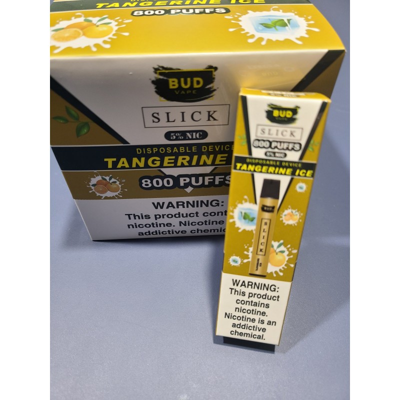 Bud Vape Slick - 800 puffs - Tangerine Ice [CLEARANCE]