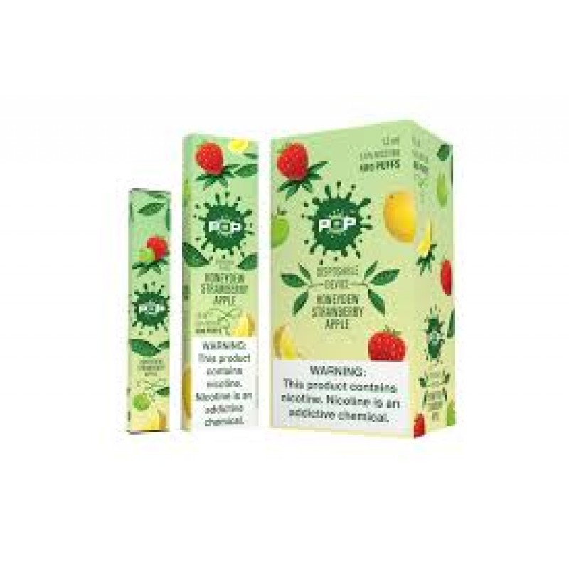 Pop 1.2 ml Disposables 5% Nic - Honey Strawberry Apple [CLEARANCE]