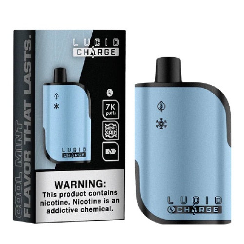 Lucid Charge Disposable [7000 puffs] - Cool Mint