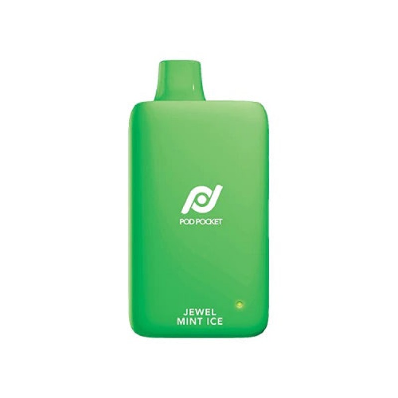 Pod Pocket Disposables [7500 Puffs] - Jewel Mint Ice