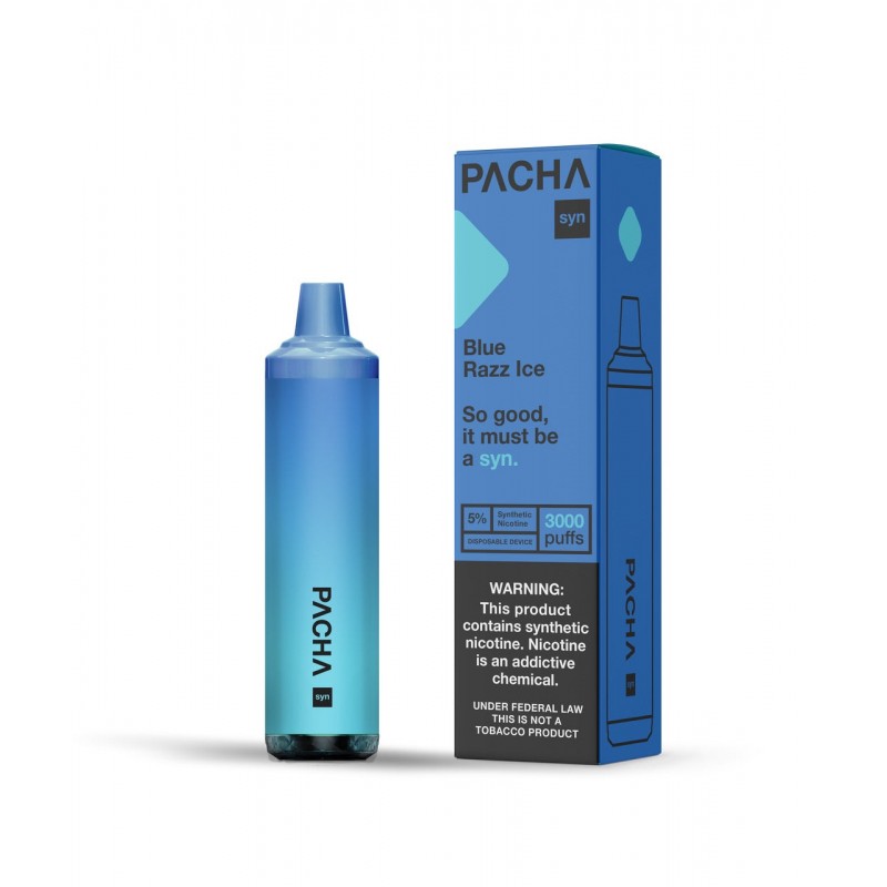 Pacha Syn Disposables by Pachamama - Blue Razz Ice [3000 puffs]