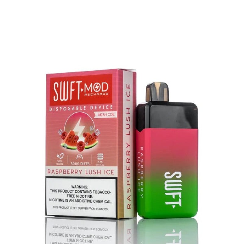 SWFT Mod Disposable Device [5000 puffs] - Raspberry Lush Ice