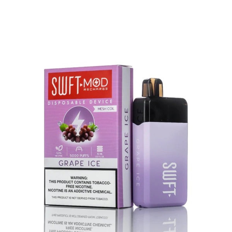 SWFT Mod Disposable Device [5000 puffs] - Grape Ice