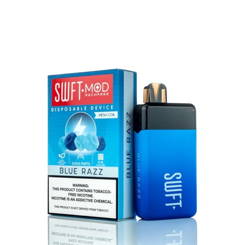 SWFT Mod Disposable Device [5000 puffs] - Blue Razz