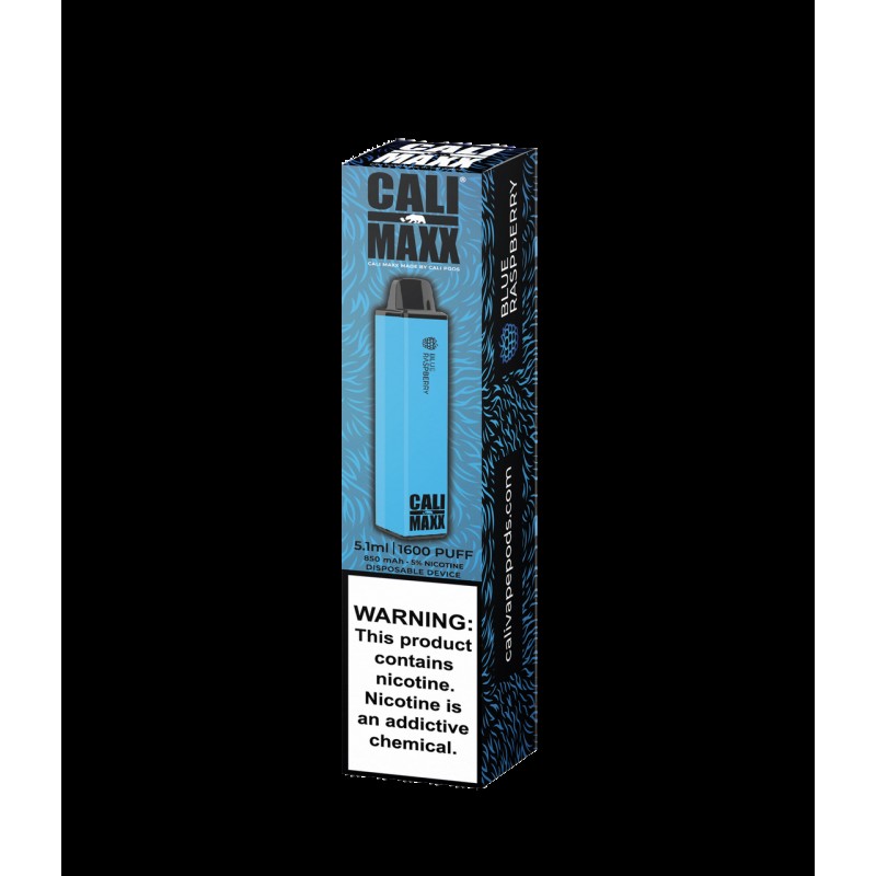 Cali MAXX Disposable 1600 puffs - Blue Raspberry