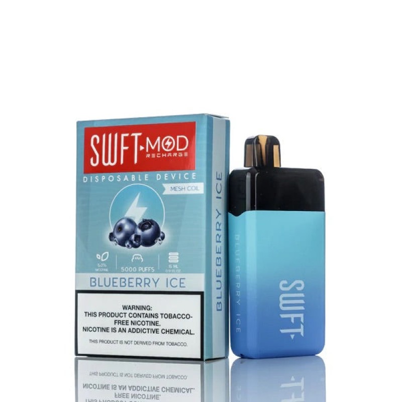 SWFT Mod Disposable Device [5000 puffs] - Blueberry Ice