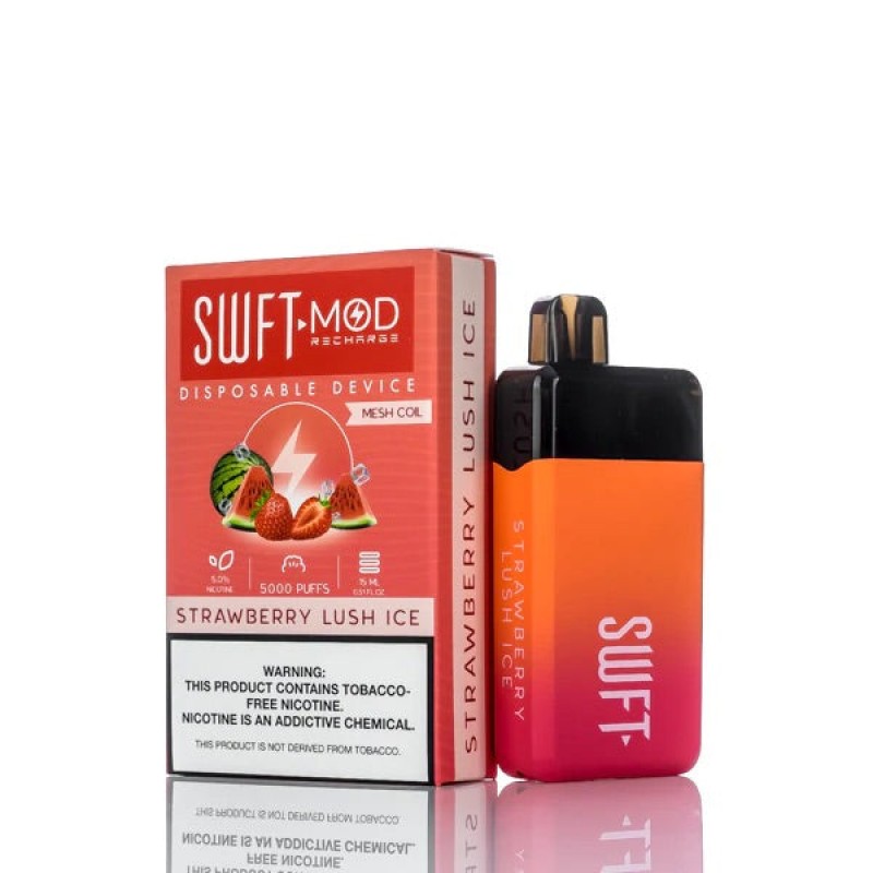 SWFT Mod Disposable Device [5000 puffs] - Strawberry Lush Ice