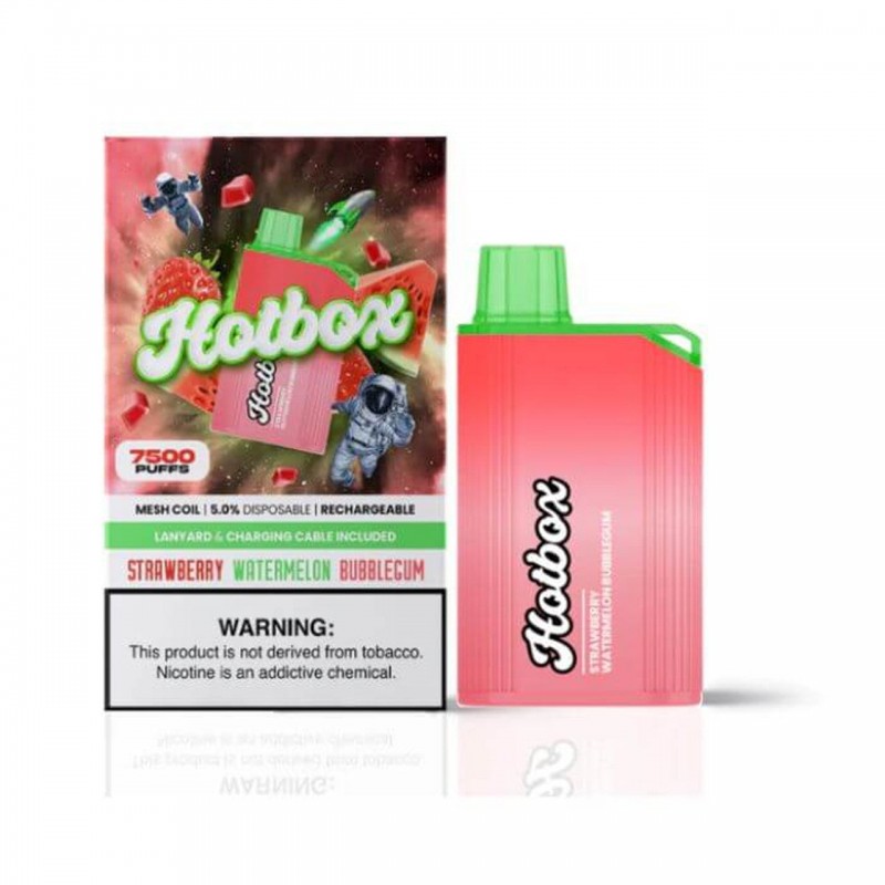 Hotbox Disposables [7500 Puffs] - Strawberry Watermelon Bubblegum